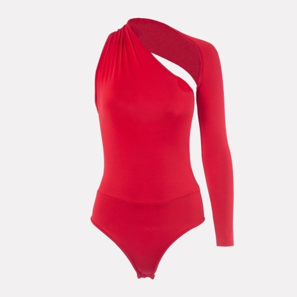 Bodys asimétricos de mujer rojo S