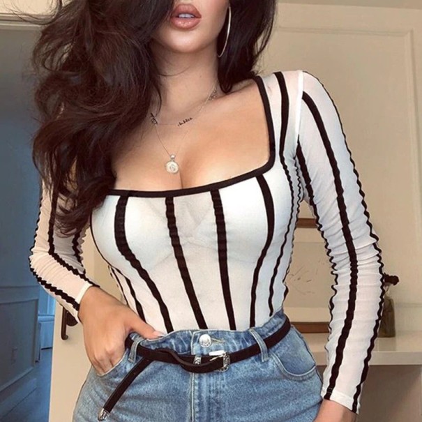 Bodys blancos translúcidos para mujer XL