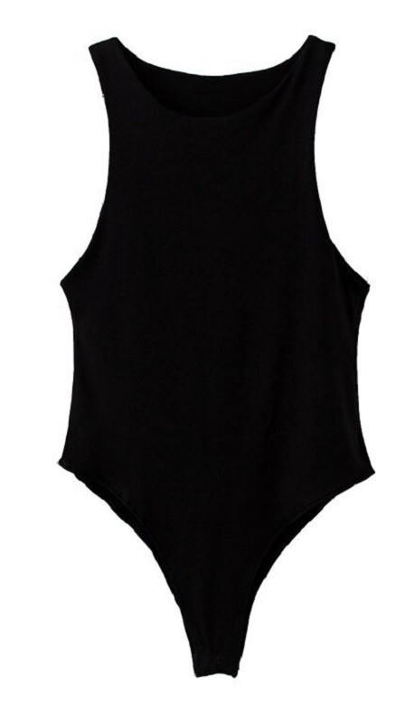 Bodys de mujer con tirantes anchos negro L