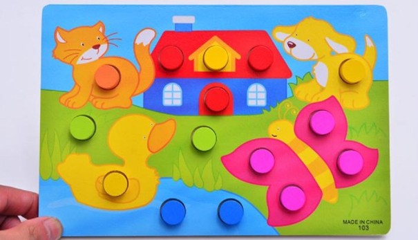 Boîte à formes animaux et cercles 3