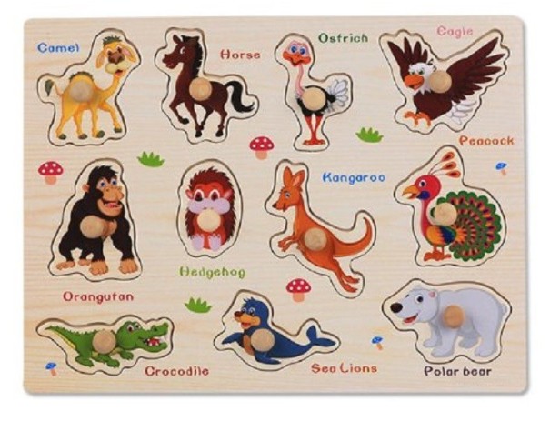 Boîte à formes pour enfants - Animaux J3481 6