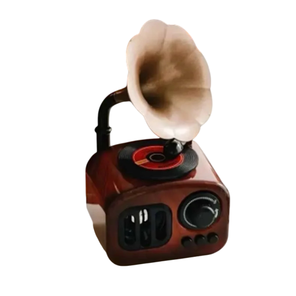 Boîte à musique 17 x 9,5 x 9 cm au design de gramophone rétro avec la mélodie pour Eliška - boîte à musique mécanique décoration intérieure cadeau 1