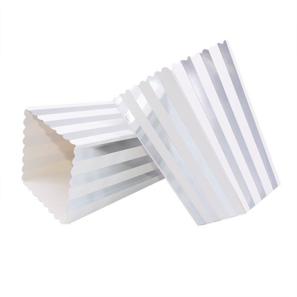 Boîte à popcorn 12 pcs argenté 1