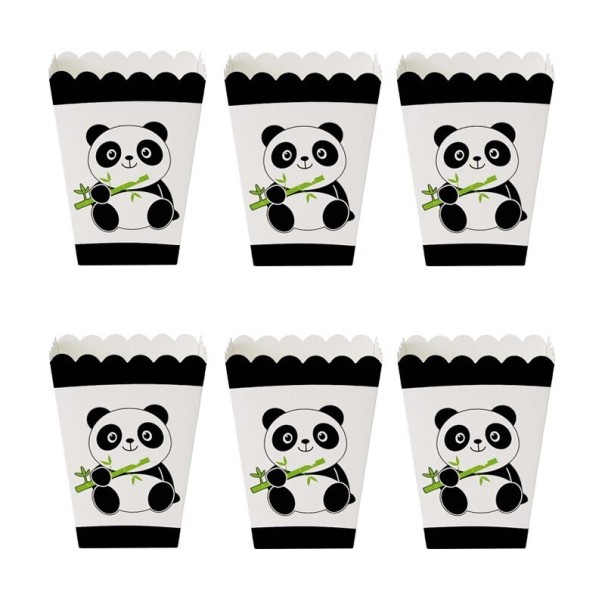 Boîte à popcorn 6 pcs 6