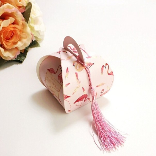 Boîte cadeau avec pompon 10 pièces 2