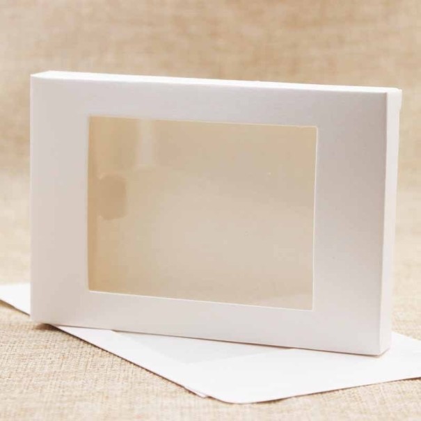 Boîte cadeau pour biscuits 10 pcs C605 blanc