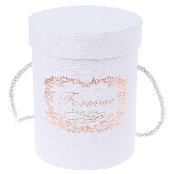 Boîte cadeau pour bouquet C633 blanc
