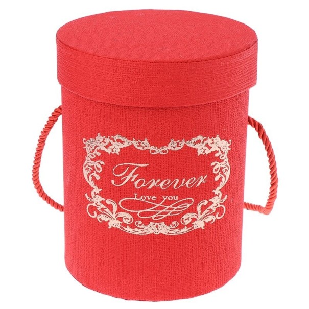 Boîte cadeau pour bouquet C633 rouge