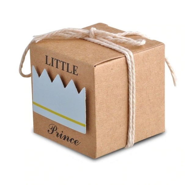 Boîte cadeau pour enfants 20 pièces bleu