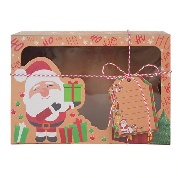 Boîte de Noël pour biscuits 9 pcs 1