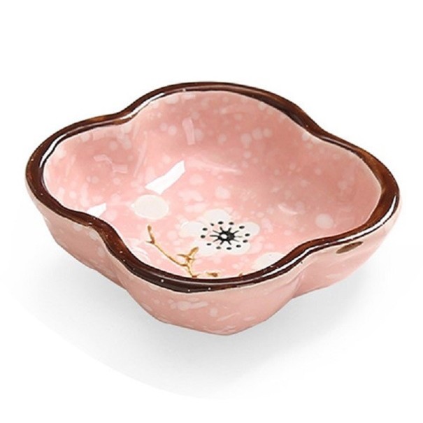 Bol de flori din ceramică roz