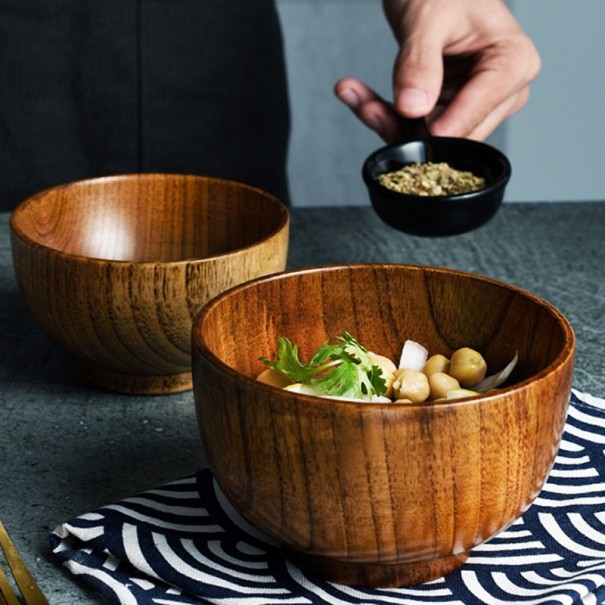 Bol en bois 2 pcs 1
