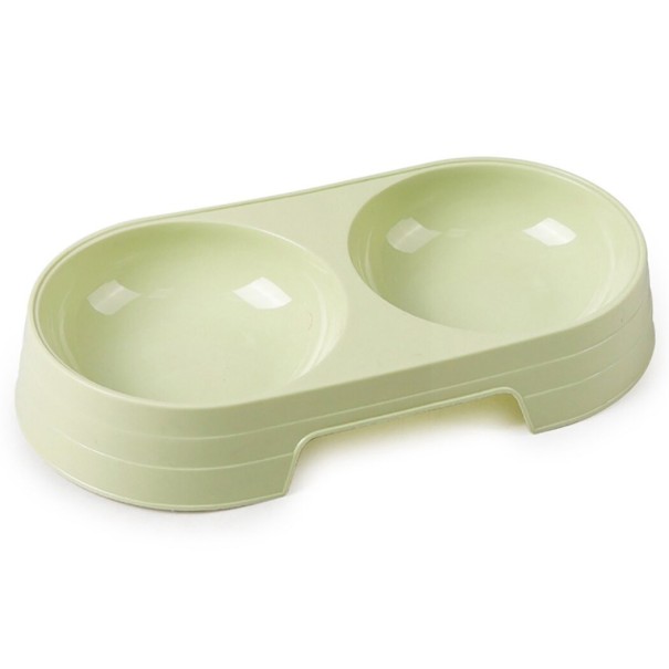Bol en plastique pour chiens et chats vert clair