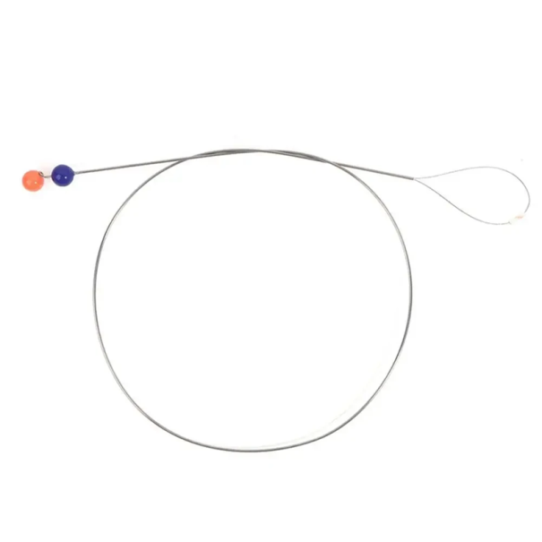 Bola de alambre de acero inoxidable con cable retráctil automático de 100 cm, herramienta de desbloqueo de emergencia para abrir cerraduras de puertas 1