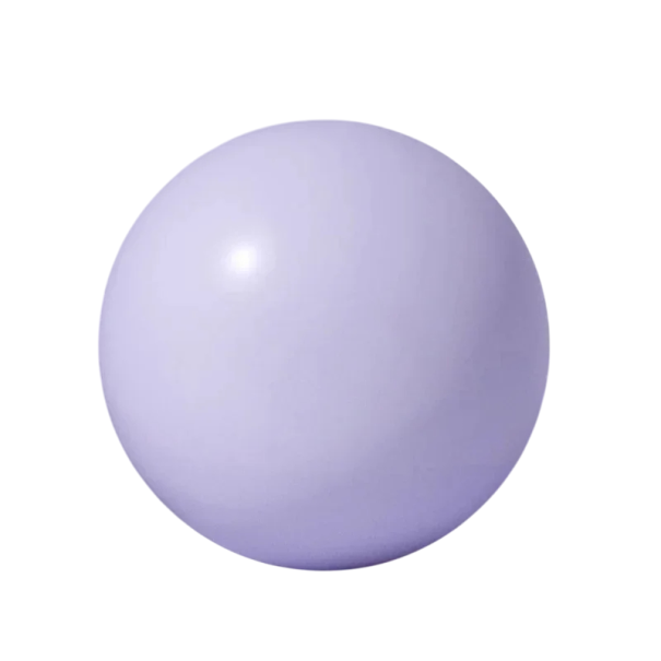 Bola de Exercício 25 cm para Mulheres para Yoga e Pilates Fortalecimento das Pernas e Glúteos Bola Reforçada Antiderrapante com Proteção Contra Estilhaços roxo