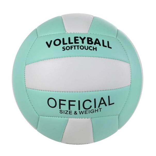 Bola de Voleibol Tamanho 5 Bola de Treino Profissional para Jovens Iniciantes Voleibol de Interior e de Praia Equipamento de Treino turquesa