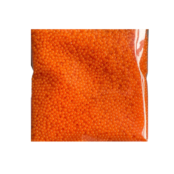 Bolas de gel para pistolas de niños de 7 a 8 mm, 10 000 unidades Munición de gel de agua para pistolas de niños Munición de pistola biodegradable que absorbe el agua naranja