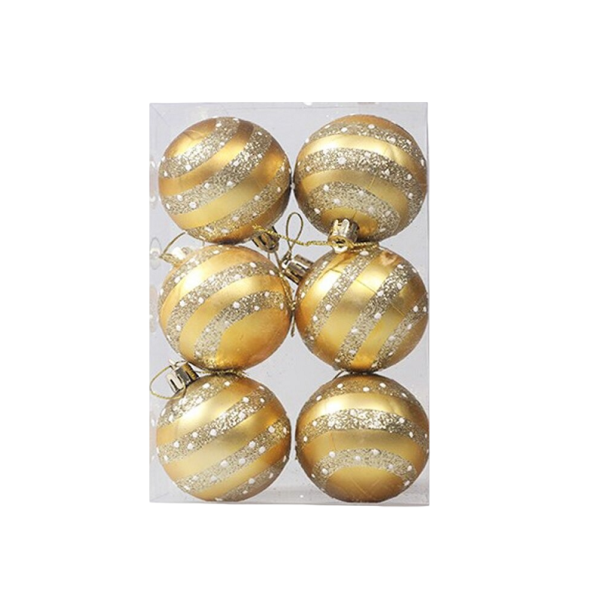 Bolas de Natal 6 cm 6 unid Z352 1