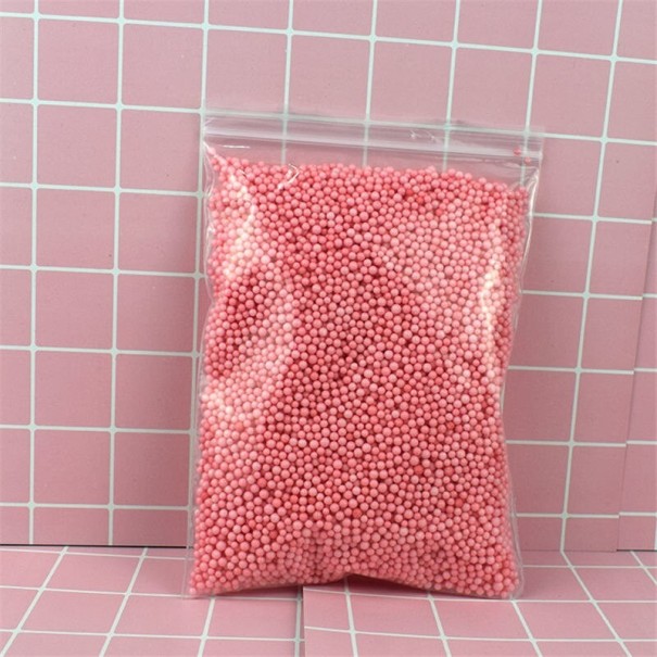 Bolas de slime de colores rosa