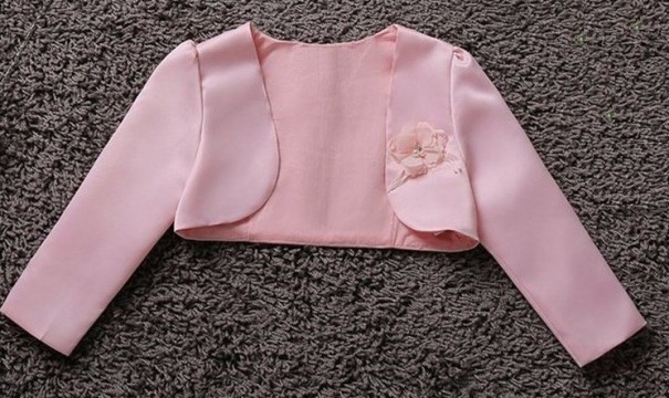 Bolero para niñas J883 rosa 4