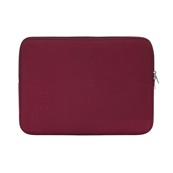 Bolsa com fecho para Macbook 15,6 polegadas, 36 x 27 cm borgonha