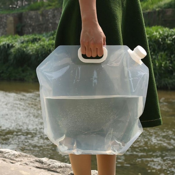 Bolsa de agua portátil color transparente 10 l