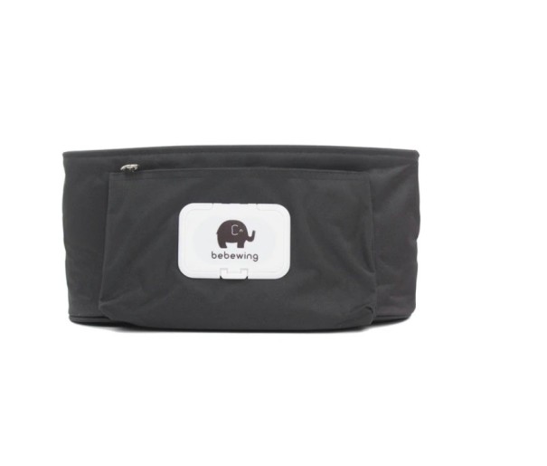 Bolsa de almacenamiento para cochecito negro