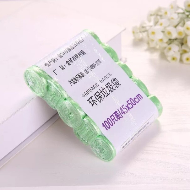 Bolsa de basura 45 x 50 cm 100 uds verde claro