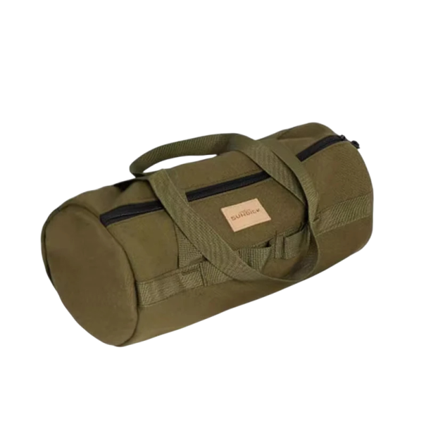 Bolsa de Camping Multifuncional 15x35 cm Bolsa de Equipo Portátil Color Neutro Bolsa de Equipo para Exteriores Camping Senderismo Almacenamiento Práctico verde militar