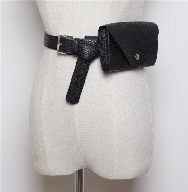 Bolsa de cintura feminina T809 preto