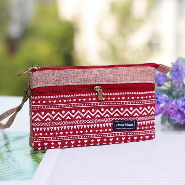 Bolsa de cosméticos feminina M361 vermelho