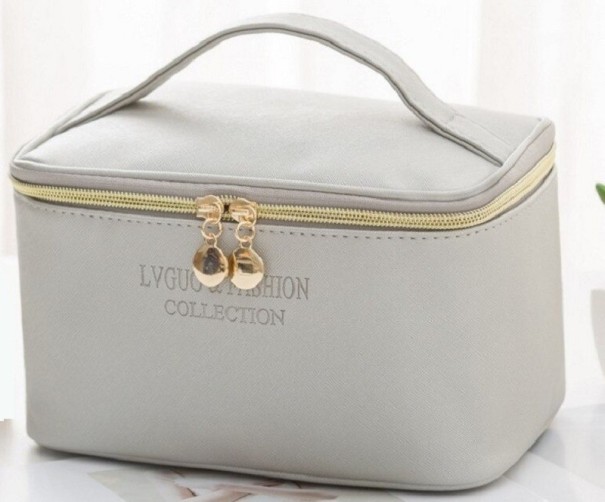 Bolsa de cosméticos feminina T490 cinzento L