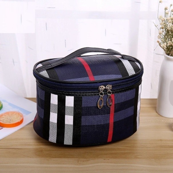 Bolsa de cosméticos T587 azul oscuro