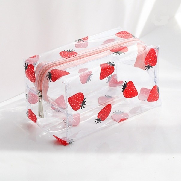 Bolsa de cosméticos transparente 18 x 10 cm 6