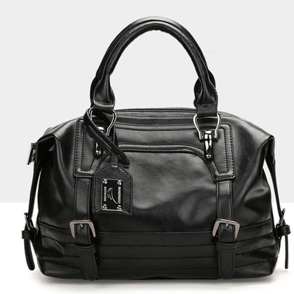 Bolsa de couro feminina M1398 preto