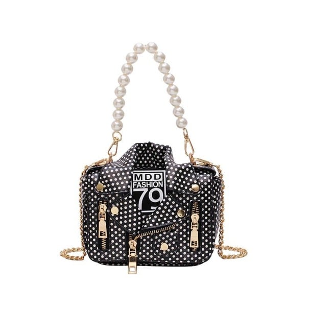Bolsa de couro para senhora M1316 preto