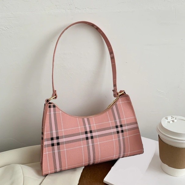 Bolsa de couro para senhora M1363 rosa velho