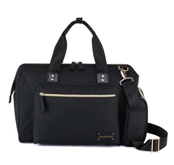 Bolsa de maternidad con cambiador negro