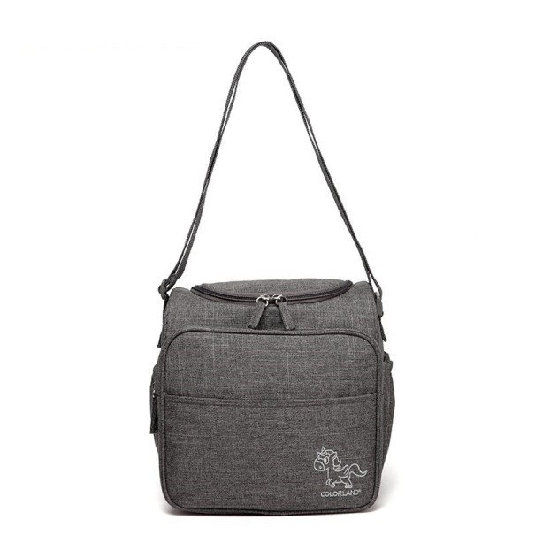Bolsa de pañales Tina gris oscuro