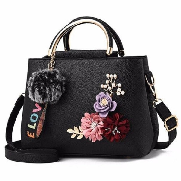Bolsa de pele para senhora M1125 preto