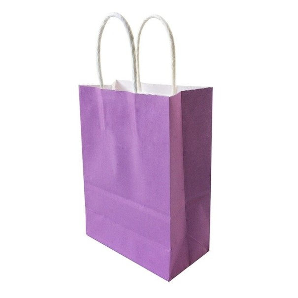 Bolsa de regalo colorida 10 uds. morado