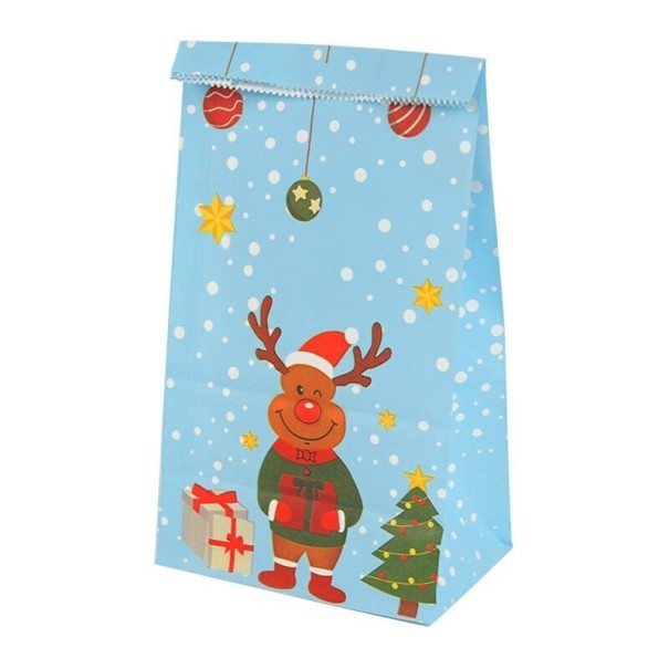 Bolsa de regalo de Navidad 10 uds C605 5