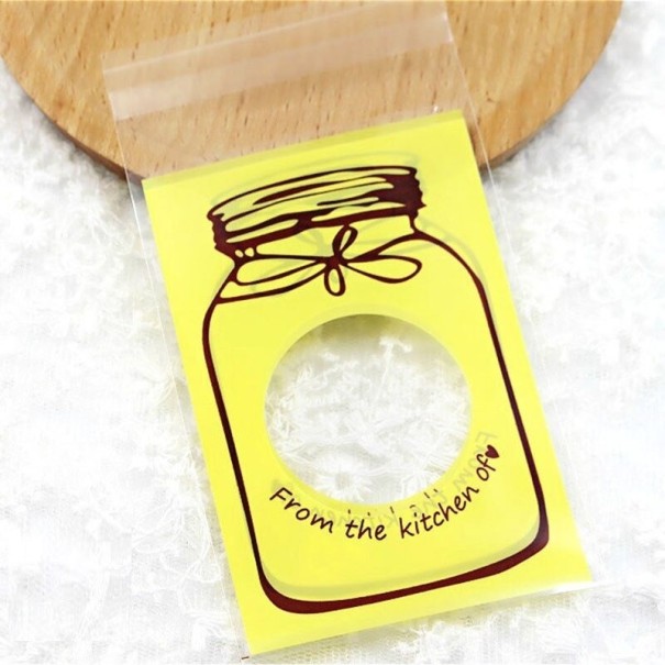 Bolsa de regalo para dulces 50 uds. amarillo S