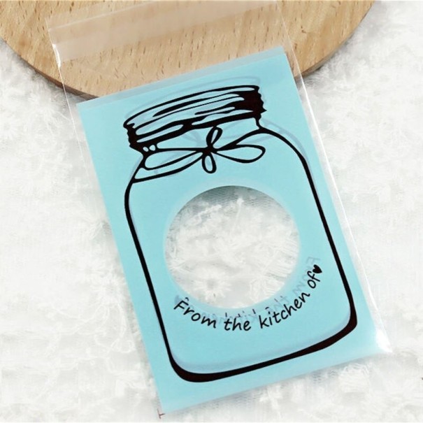 Bolsa de regalo para dulces 50 uds. azul S