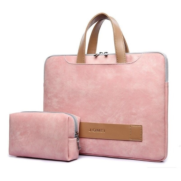 Bolsa de senhora para portátil rosa M