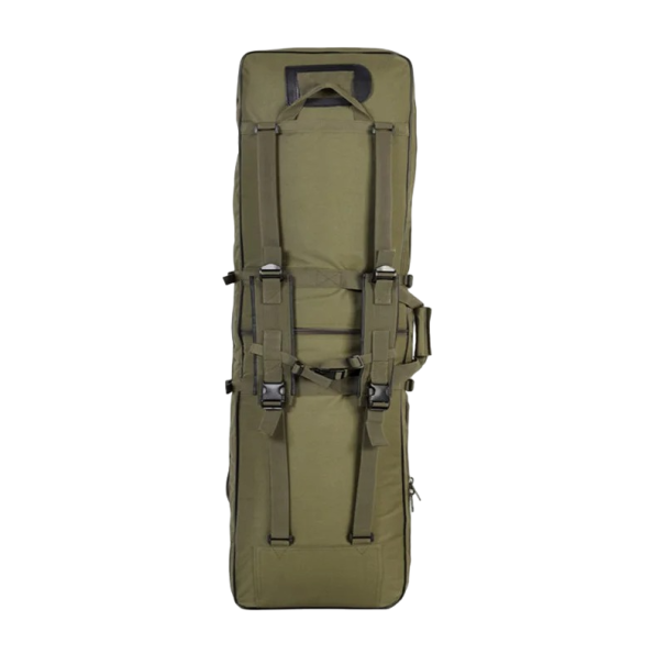 Bolsa de tiro táctica Bolsa de tiro Bolsa de camping Bolsa táctica con múltiples bolsillos Mochila de protección para armas 81 x 25 x 60 cm verde militar