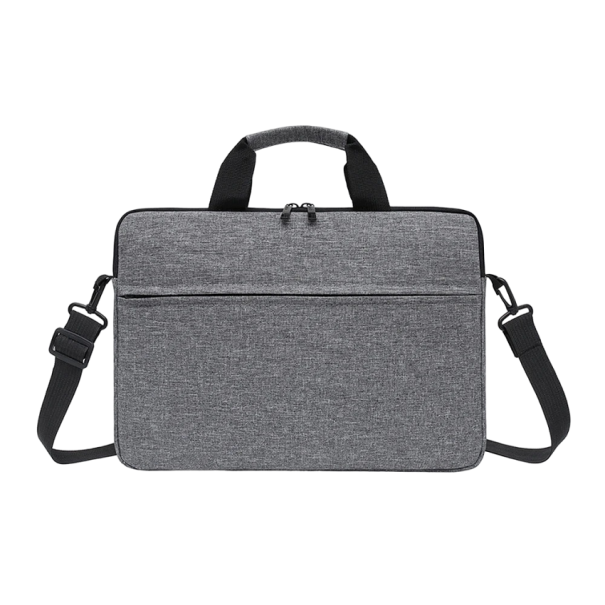 Bolsa de viaje con correa ajustable para MacBook 13,3 pulgadas, 35 x 26 cm gris