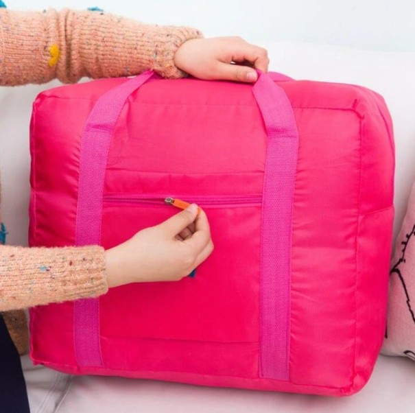 Bolsa de viaje para mujer T1152 rosa oscuro
