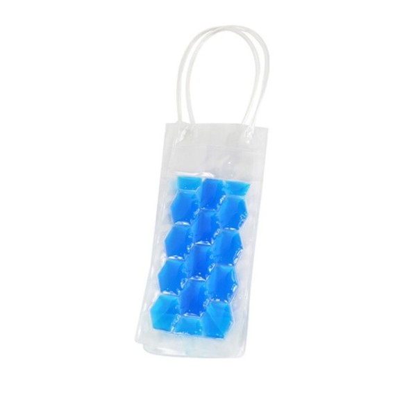 Bolsa enfriadora de botellas azul