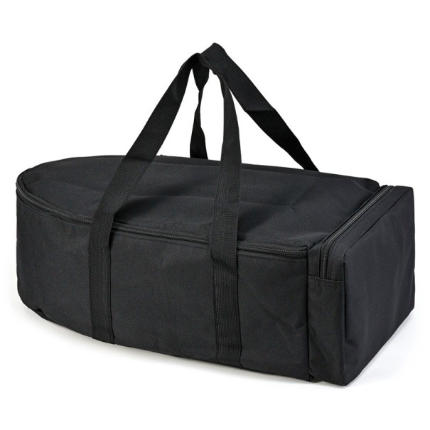 Bolsa impermeable para aparejos de pesca 61 x 30 x 20 cm Bolsa de pesca portátil con gran espacio de almacenamiento Bolsa duradera para señuelos, carretes y accesorios negro